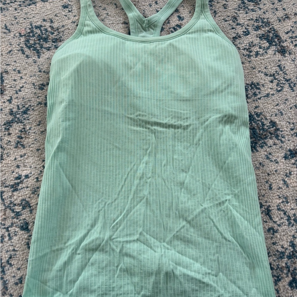 Lululemon Size 6 Mint Green Ebb Street Tank